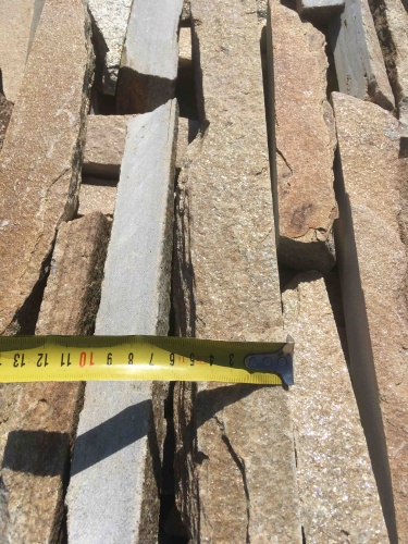 Горбушка златолит золотистый для облицовки купить в Кашире