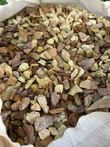 Златолит персиковый декоративная каменная крошка купить в Кашире