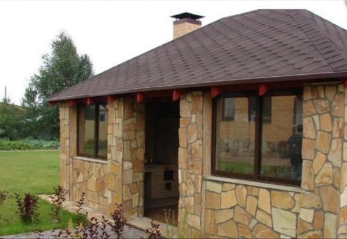 Плитняк златолит жёлтый для фасада 1,5-3 см купить в Кашире