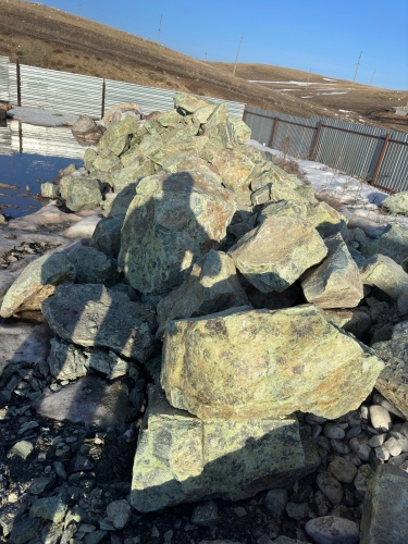 Камни для ландшафтного дизайна зелёные 10-60 килограмм купить в Кашире