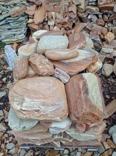 Златолит жёлтый, жёлто-зелёный глыбки и валуны для ланшафтного дизайна купить в Кашире