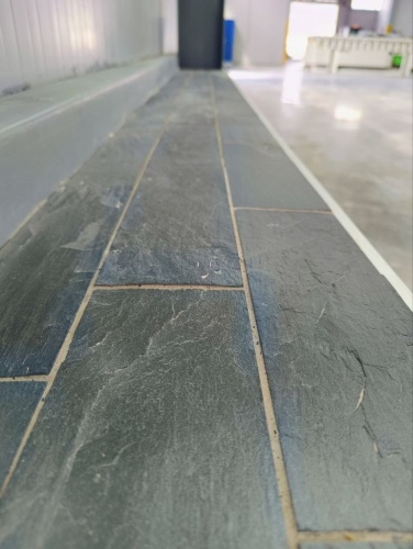 Плитка чёрная из натурального камня фасадная 30 см * 5 см, толщина 7 мм -30 мм купить в Кашире