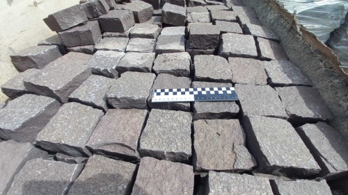 Лемезит колотая брусчатка 10 * 10 см. для парковки купить в Кашире